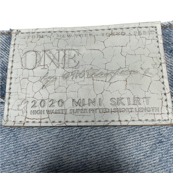 One teaspoon 2020 MINI HIGH WAIST DENIM SKIRT - Picture 6 of 10